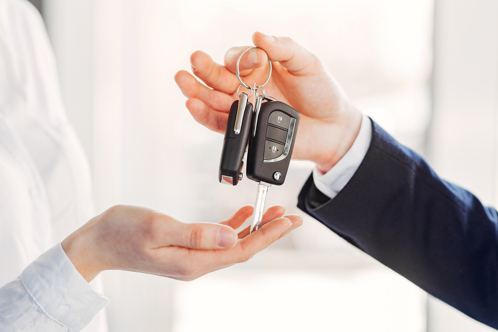 car keys handover