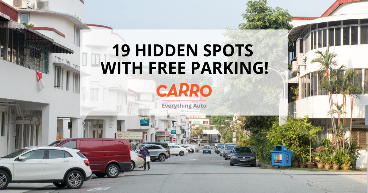 19 spots with free parking Singapore