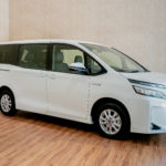 side view of a toyota voxy hybrid