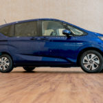 Side view of a Honda Freed Hybrid