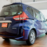 back view of a Honda Freed Hybrid