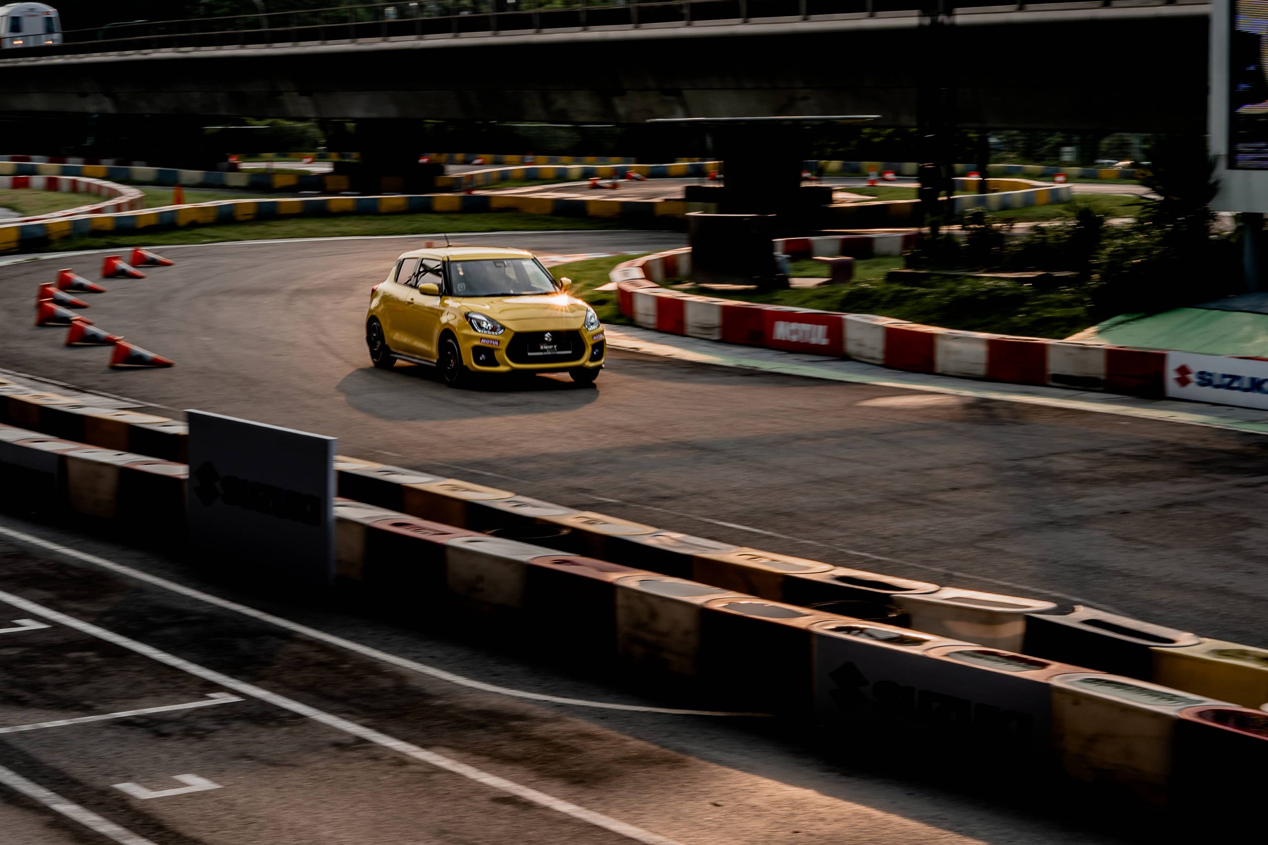 Swinging the Suzuki Swift Sport Around a Go-Kart Circuit: Suzuki Swift Sport Launch